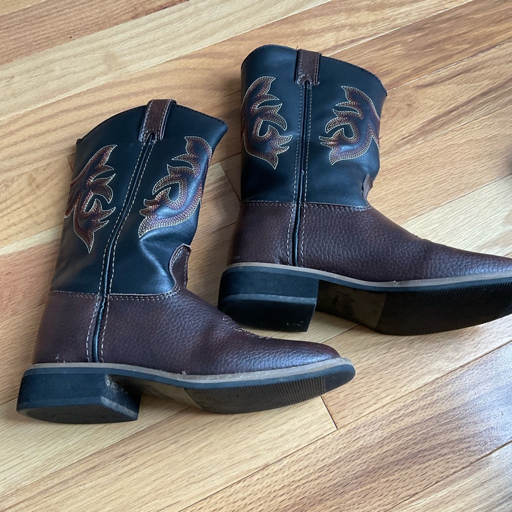 Austin Trading Co. Kids' Ace Western Boots Size 11 Boys